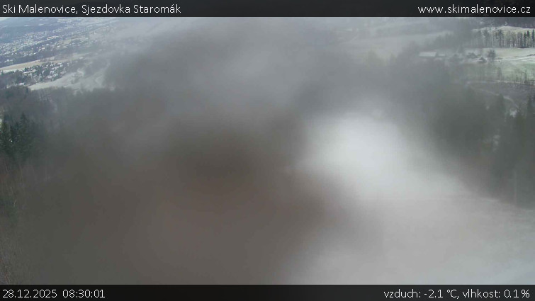 Ski Malenovice - Sjezdovka Staromák - 28.12.2025 v 08:30