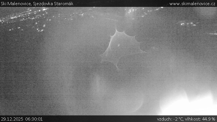 Ski Malenovice - Sjezdovka Staromák - 29.12.2025 v 06:30
