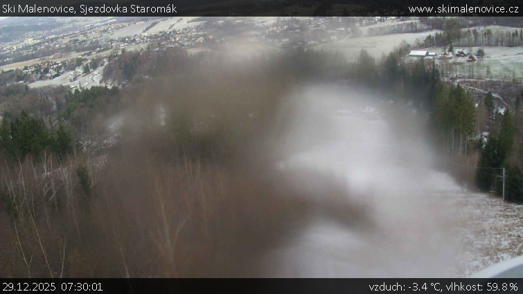 Ski Malenovice - Sjezdovka Staromák - 29.12.2025 v 07:30