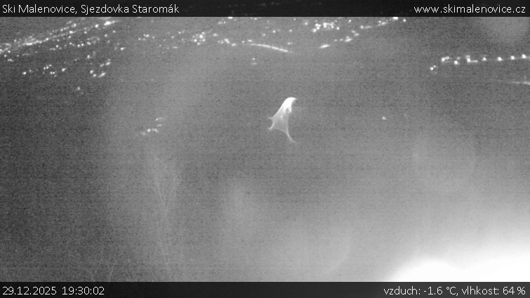 Ski Malenovice - Sjezdovka Staromák - 29.12.2025 v 19:30