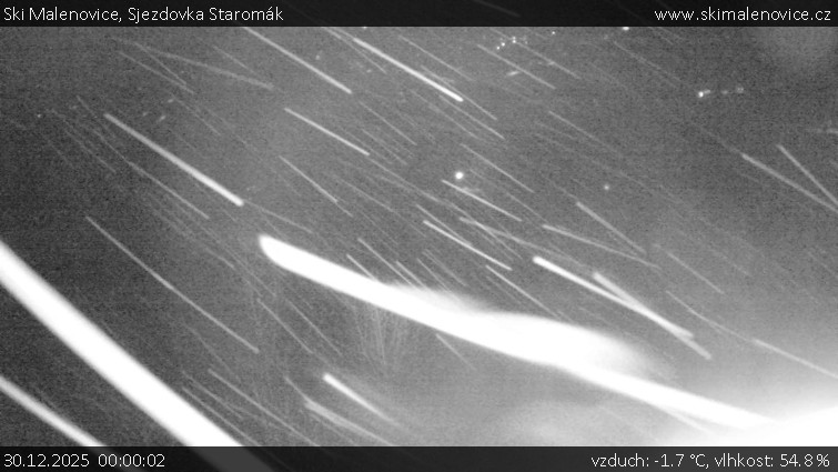 Ski Malenovice - Sjezdovka Staromák - 30.12.2025 v 00:00