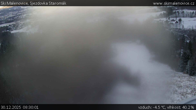 Ski Malenovice - Sjezdovka Staromák - 30.12.2025 v 08:30