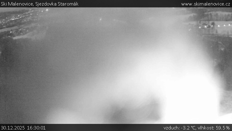 Ski Malenovice - Sjezdovka Staromák - 30.12.2025 v 16:30