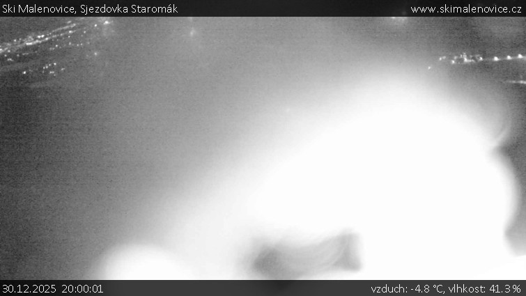 Ski Malenovice - Sjezdovka Staromák - 30.12.2025 v 20:00