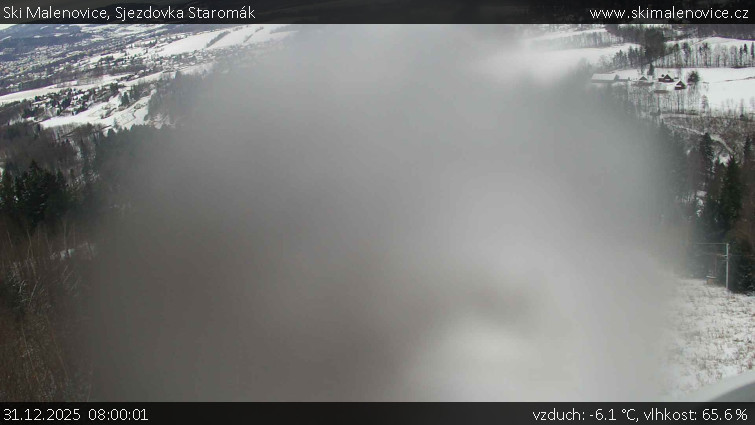 Ski Malenovice - Sjezdovka Staromák - 31.12.2025 v 08:00