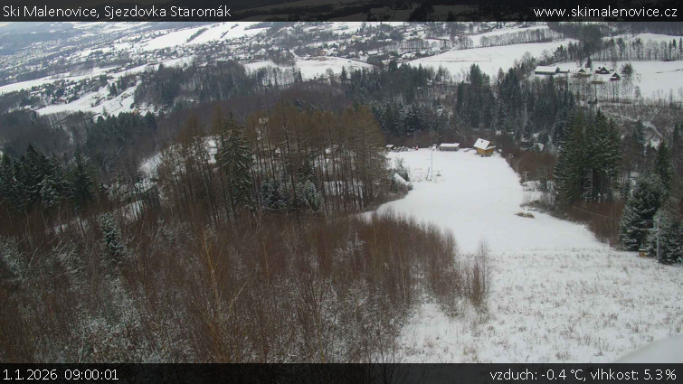Ski Malenovice - Sjezdovka Staromák - 1.1.2026 v 09:00