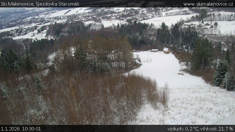 Ski Malenovice - Sjezdovka Staromák - 1.1.2026 v 10:30