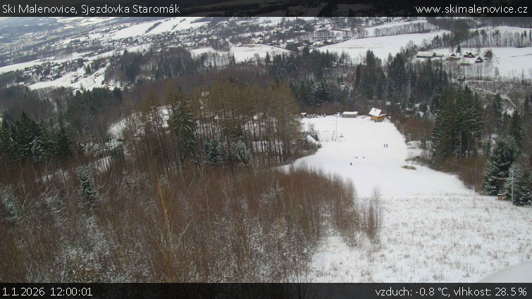 Ski Malenovice - Sjezdovka Staromák - 1.1.2026 v 12:00