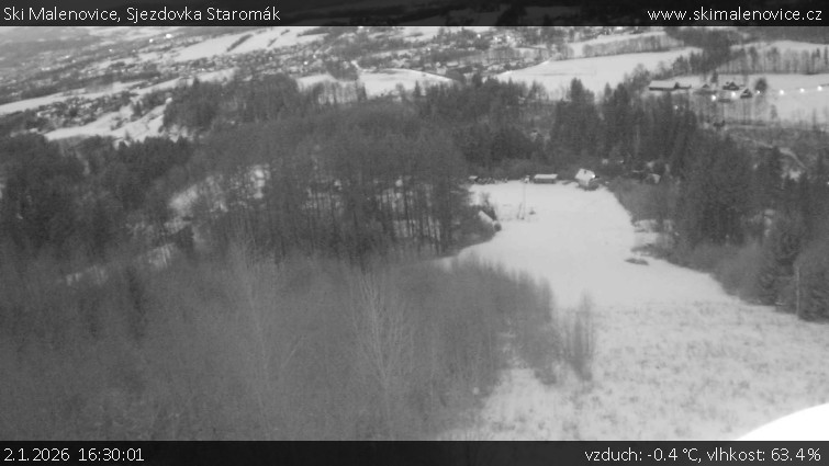 Ski Malenovice - Sjezdovka Staromák - 2.1.2026 v 16:30