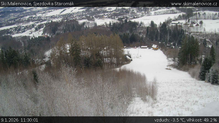 Ski Malenovice - Sjezdovka Staromák - 9.1.2026 v 11:30