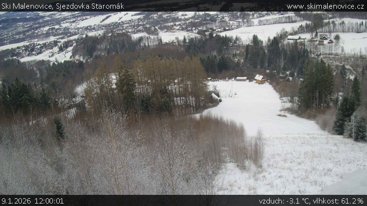 Ski Malenovice - Sjezdovka Staromák - 9.1.2026 v 12:00