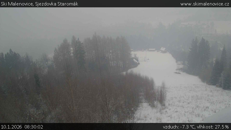 Ski Malenovice - Sjezdovka Staromák - 10.1.2026 v 08:30