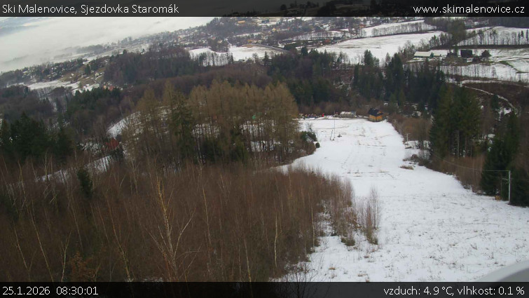 Ski Malenovice - Sjezdovka Staromák - 25.1.2026 v 08:30