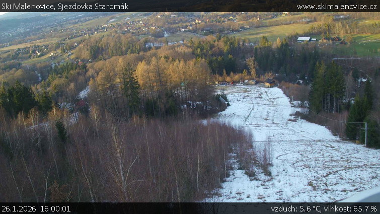 Ski Malenovice - Sjezdovka Staromák - 26.1.2026 v 16:00