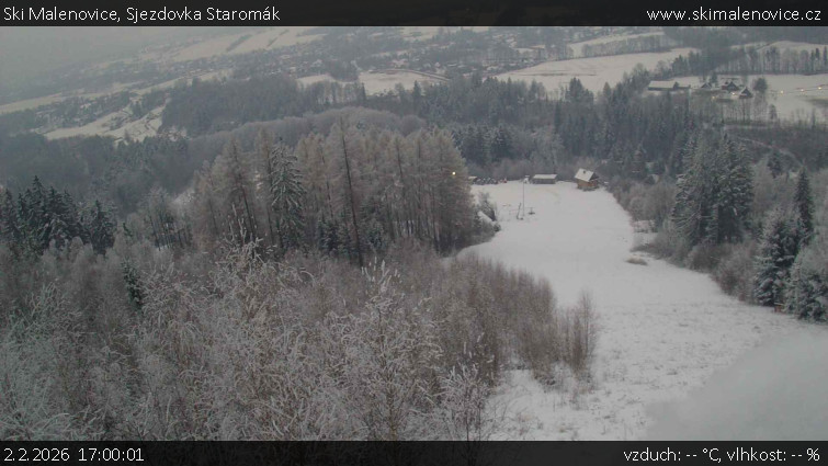 Ski Malenovice - Sjezdovka Staromák - 2.2.2026 v 17:00