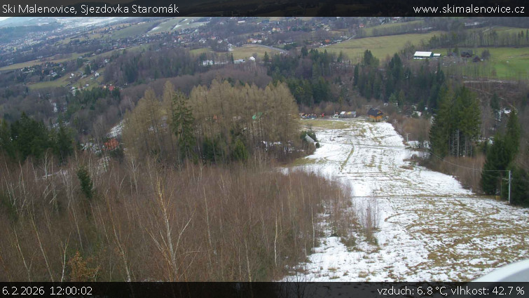 Ski Malenovice - Sjezdovka Staromák - 6.2.2026 v 12:00