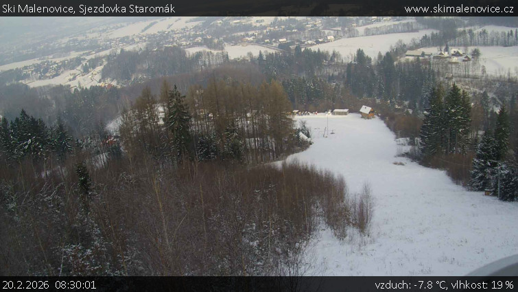 Ski Malenovice - Sjezdovka Staromák - 20.2.2026 v 08:30