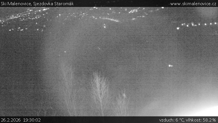 Ski Malenovice - Sjezdovka Staromák - 26.2.2026 v 19:30