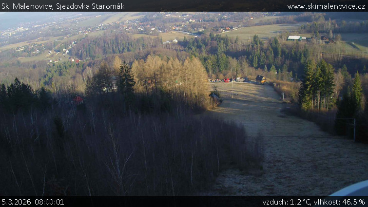 Ski Malenovice - Sjezdovka Staromák - 5.3.2026 v 08:00