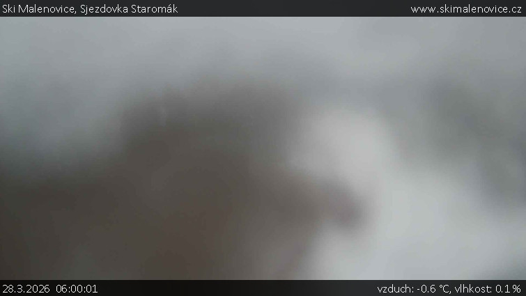 Ski Malenovice - Sjezdovka Staromák - 28.3.2026 v 06:00
