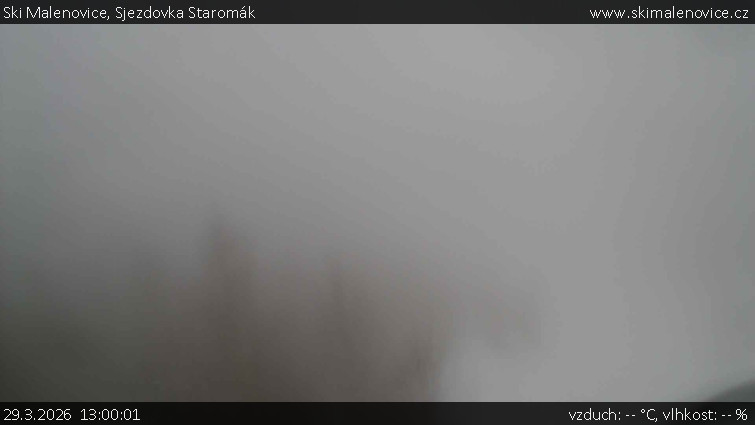 Ski Malenovice - Sjezdovka Staromák - 29.3.2026 v 13:00