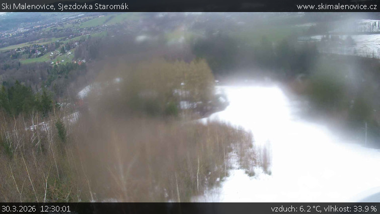 Ski Malenovice - Sjezdovka Staromák - 30.3.2026 v 12:30