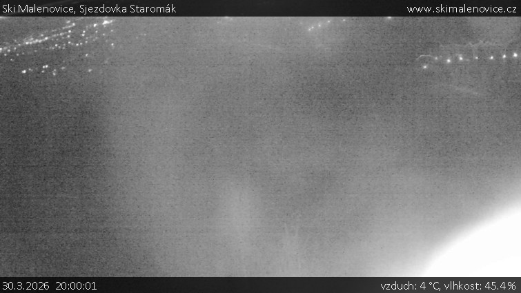 Ski Malenovice - Sjezdovka Staromák - 30.3.2026 v 20:00