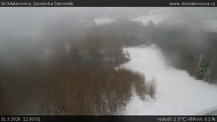 Ski Malenovice - Sjezdovka Staromák - 31.3.2026 v 12:30