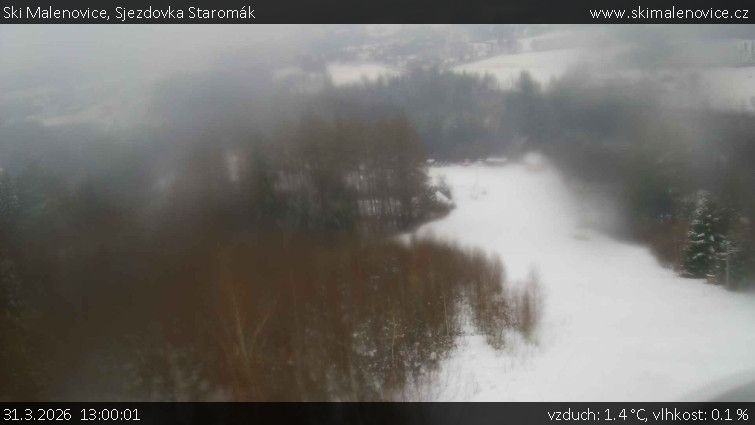 Ski Malenovice - Sjezdovka Staromák - 31.3.2026 v 13:00