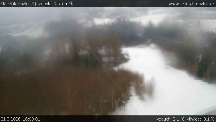 Ski Malenovice - Sjezdovka Staromák - 31.3.2026 v 16:00