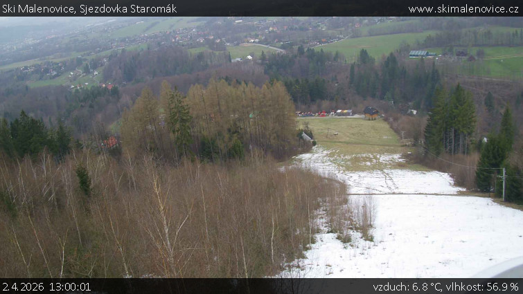Ski Malenovice - Sjezdovka Staromák - 2.4.2026 v 13:00