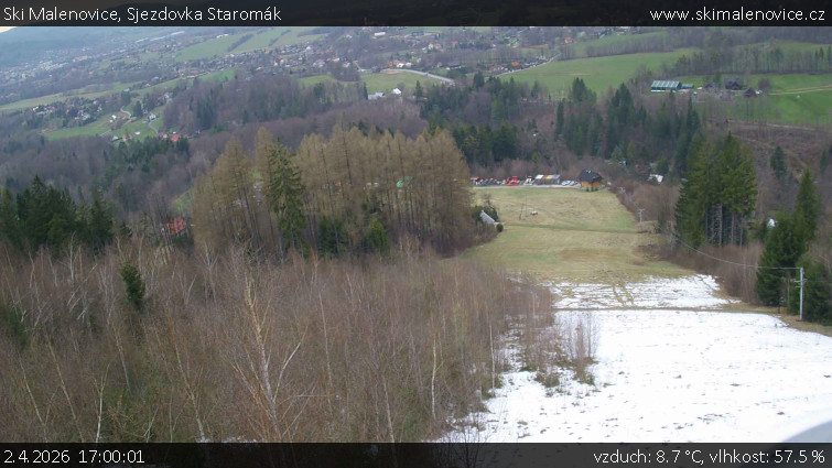 Ski Malenovice - Sjezdovka Staromák - 2.4.2026 v 17:00