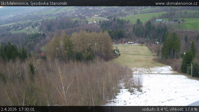 Ski Malenovice - Sjezdovka Staromák - 2.4.2026 v 17:30
