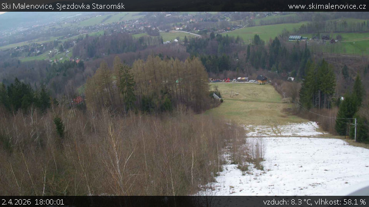 Ski Malenovice - Sjezdovka Staromák - 2.4.2026 v 18:00