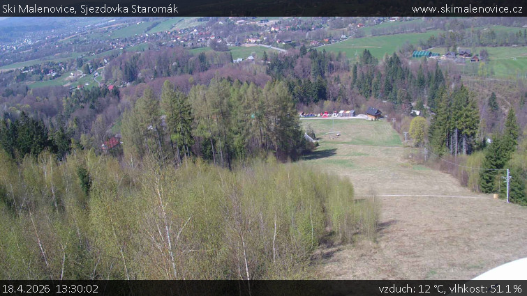Ski Malenovice - Sjezdovka Staromák - 18.4.2026 v 13:30