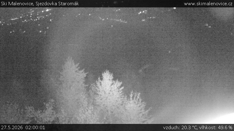 Ski Malenovice - Sjezdovka Staromák - 27.5.2026 v 02:00
