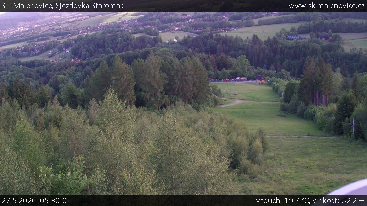 Ski Malenovice - Sjezdovka Staromák - 27.5.2026 v 05:30