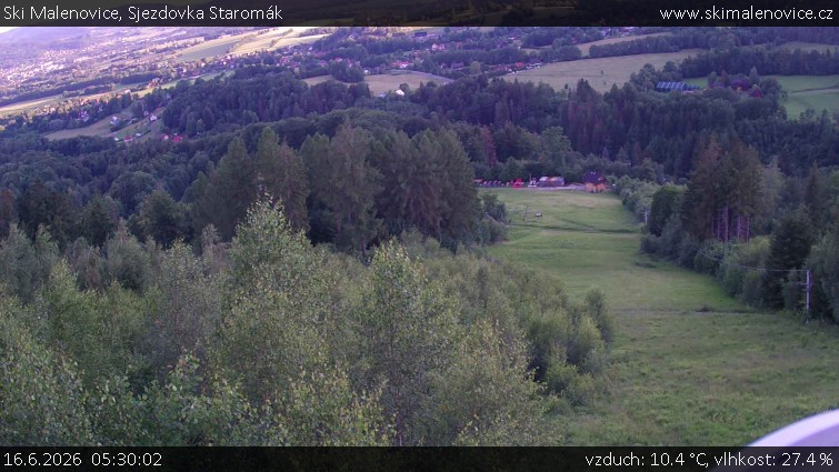 Ski Malenovice - Sjezdovka Staromák - 16.6.2026 v 05:30