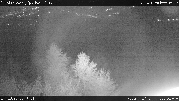 Ski Malenovice - Staromák ski slope - 16.6.2026 v 23:00