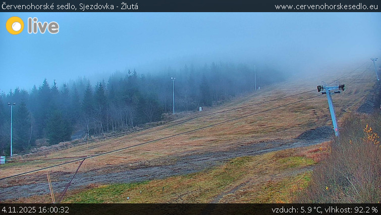 Červenohorské sedlo - Sjezdovka - Žlutá - 4.11.2025 v 16:00