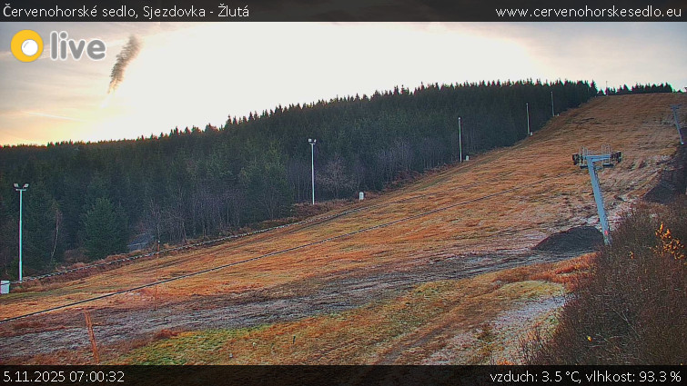 Červenohorské sedlo - Sjezdovka - Žlutá - 5.11.2025 v 07:00