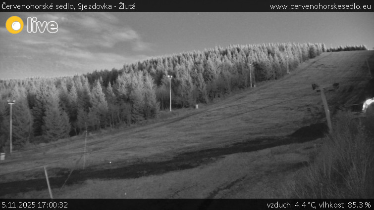 Červenohorské sedlo - Sjezdovka - Žlutá - 5.11.2025 v 17:00