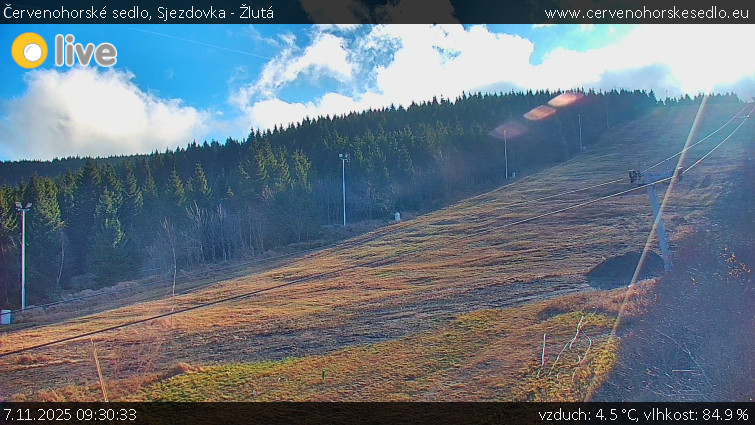 Červenohorské sedlo - Sjezdovka - Žlutá - 7.11.2025 v 09:30