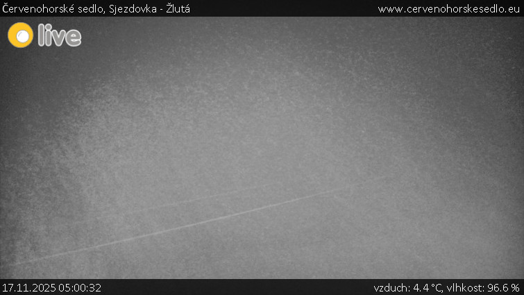 Červenohorské sedlo - Sjezdovka - Žlutá - 17.11.2025 v 05:00