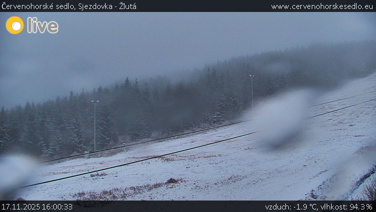 Červenohorské sedlo - Sjezdovka - Žlutá - 17.11.2025 v 16:00