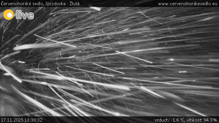 Červenohorské sedlo - Sjezdovka - Žlutá - 17.11.2025 v 18:30