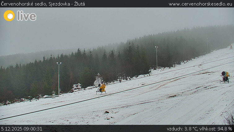 Červenohorské sedlo - Sjezdovka - Žlutá - 5.12.2025 v 09:00