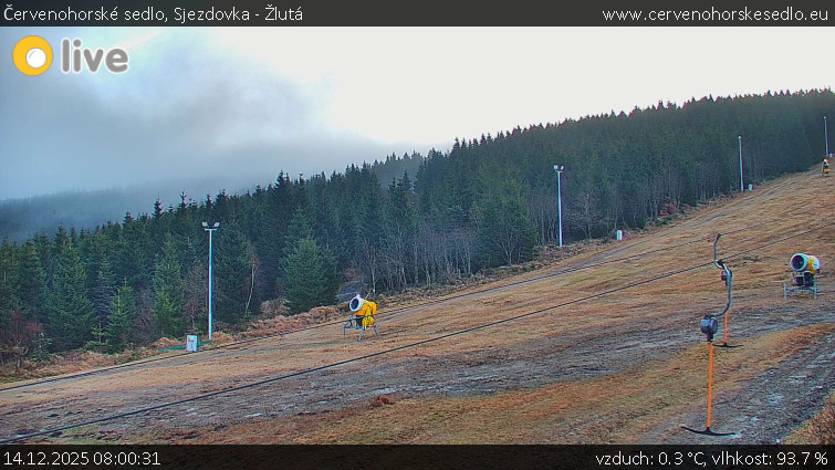 Červenohorské sedlo - Sjezdovka - Žlutá - 14.12.2025 v 08:00