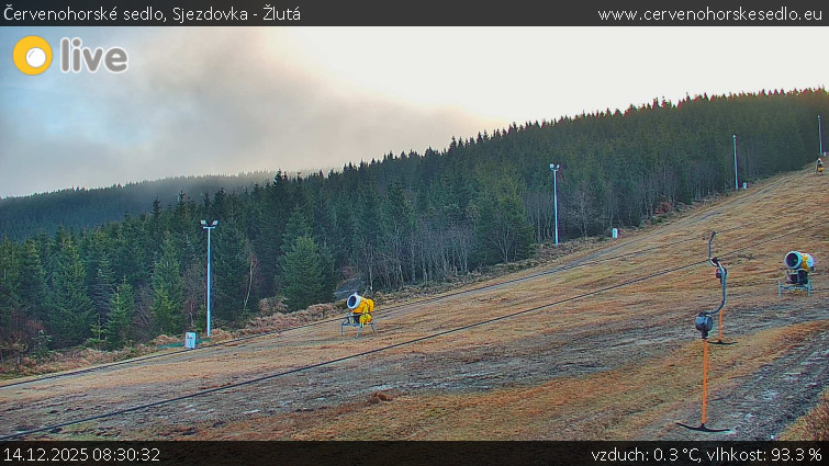 Červenohorské sedlo - Sjezdovka - Žlutá - 14.12.2025 v 08:30