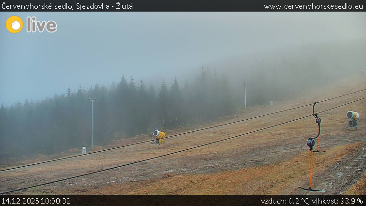 Červenohorské sedlo - Sjezdovka - Žlutá - 14.12.2025 v 10:30